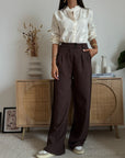 Pantalone Solea Brun