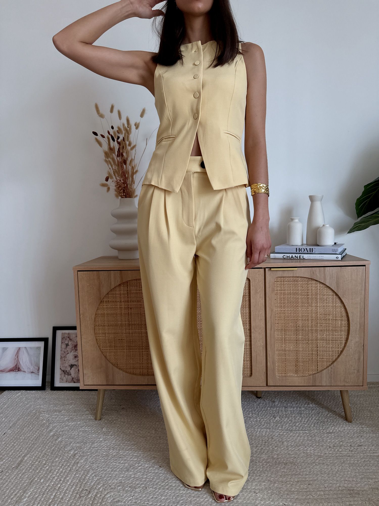 Pantalone Solea Giallo Pastello
