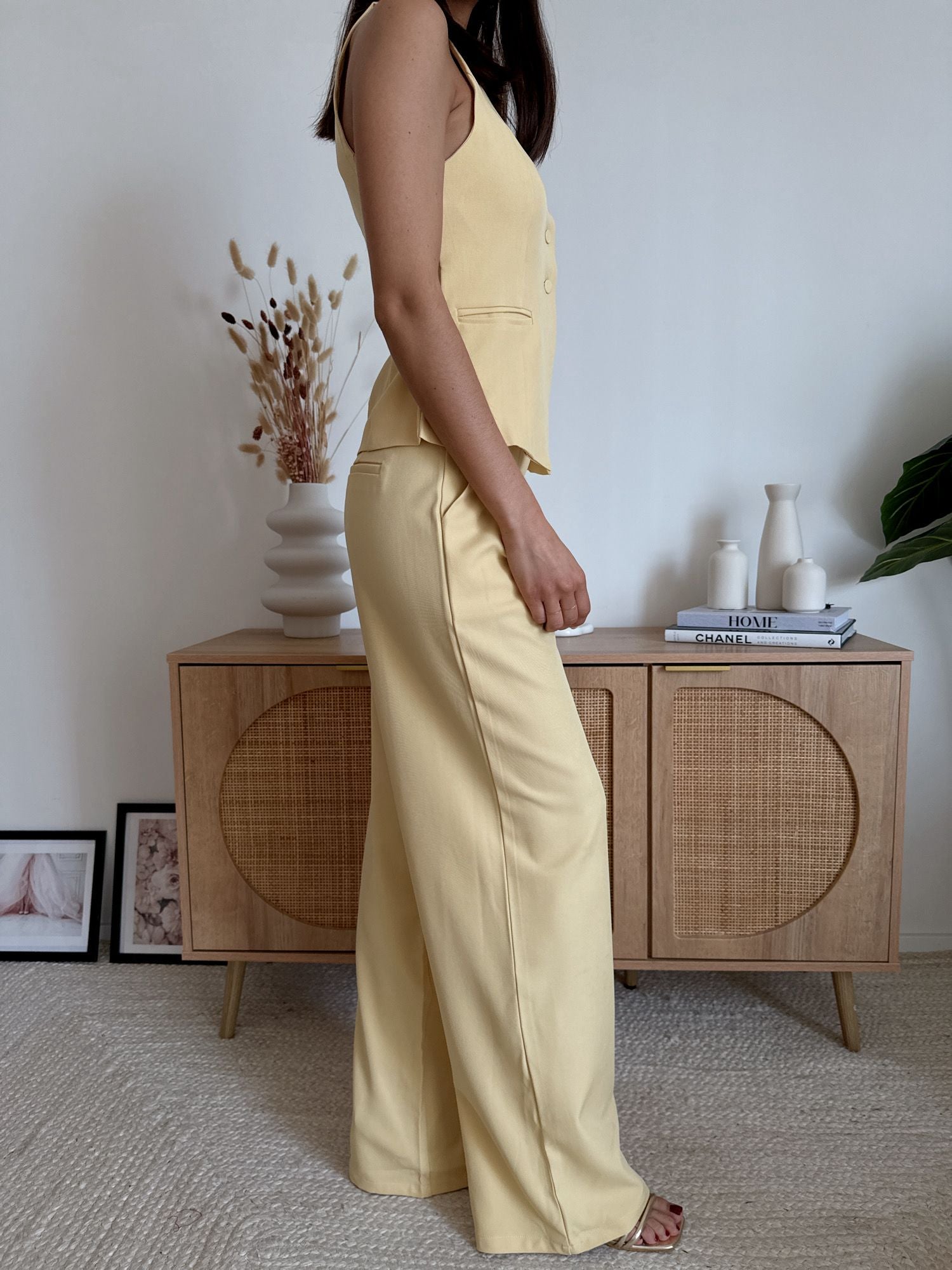 Pantalone Solea Giallo Pastello