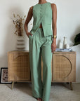 Pantalone Solea Verde Salvia * PRE ORDINE ATTIVO*