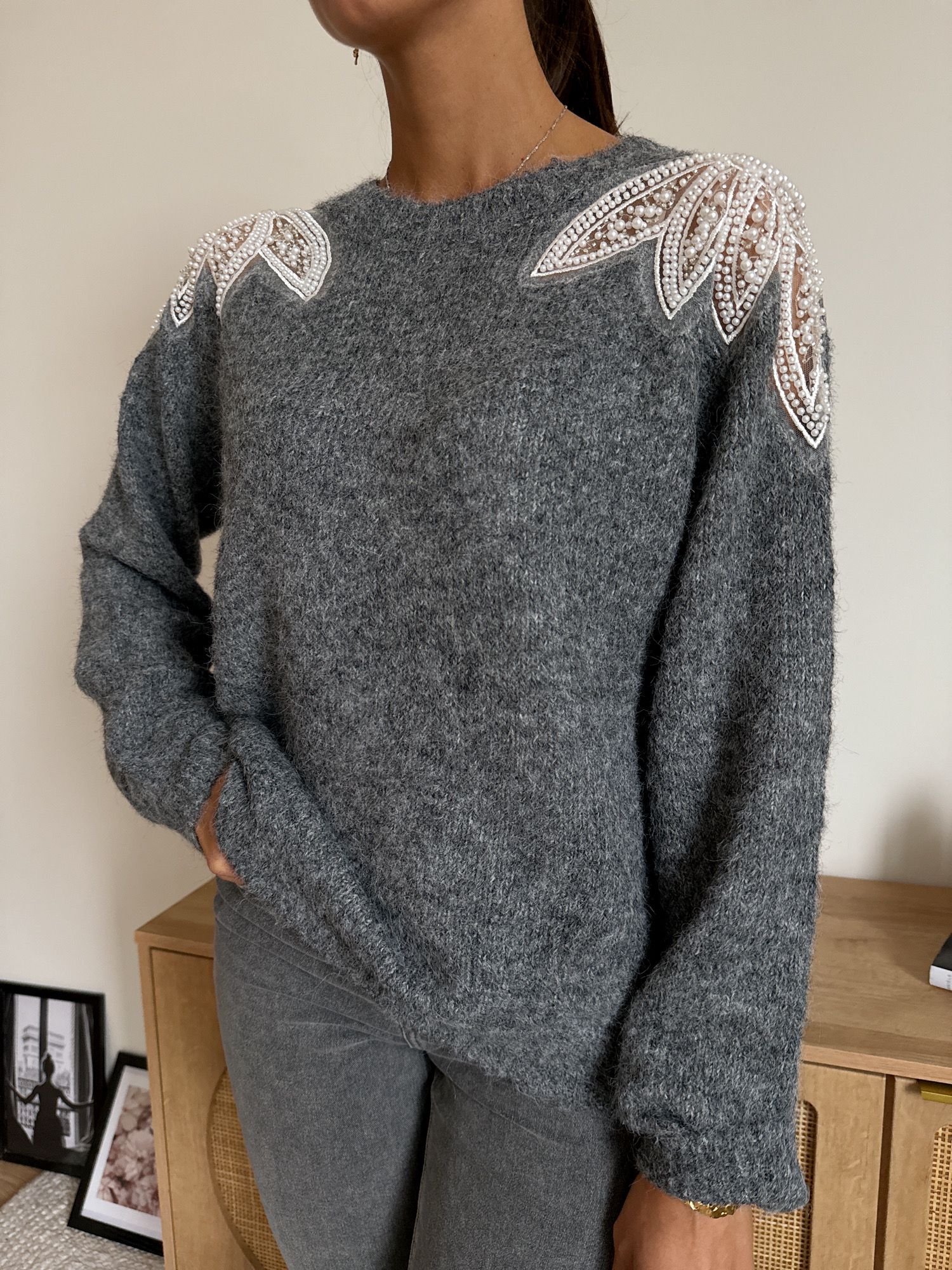 Pull Marila Grigio