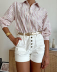 Shorts Denim Bianco