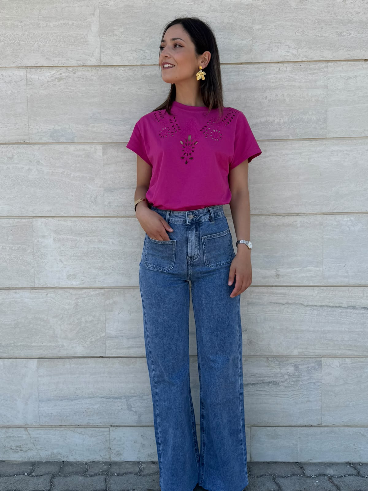 T-SHIRT ARIEL MAGENTA