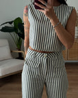 TOP SMANICATO CAPRI