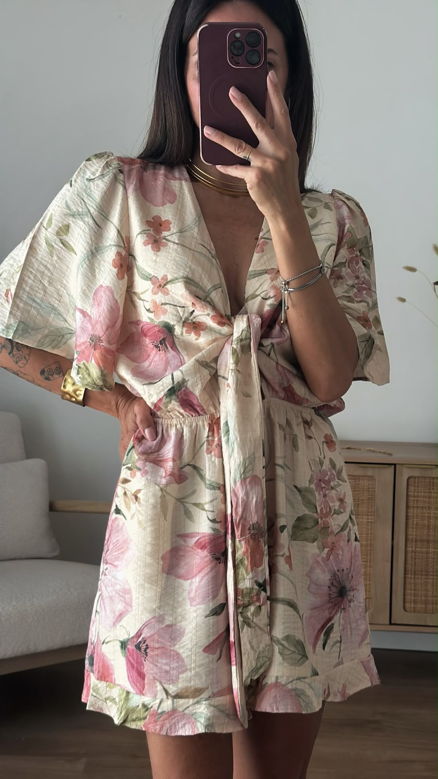 TUTINA FLORAL ROSA