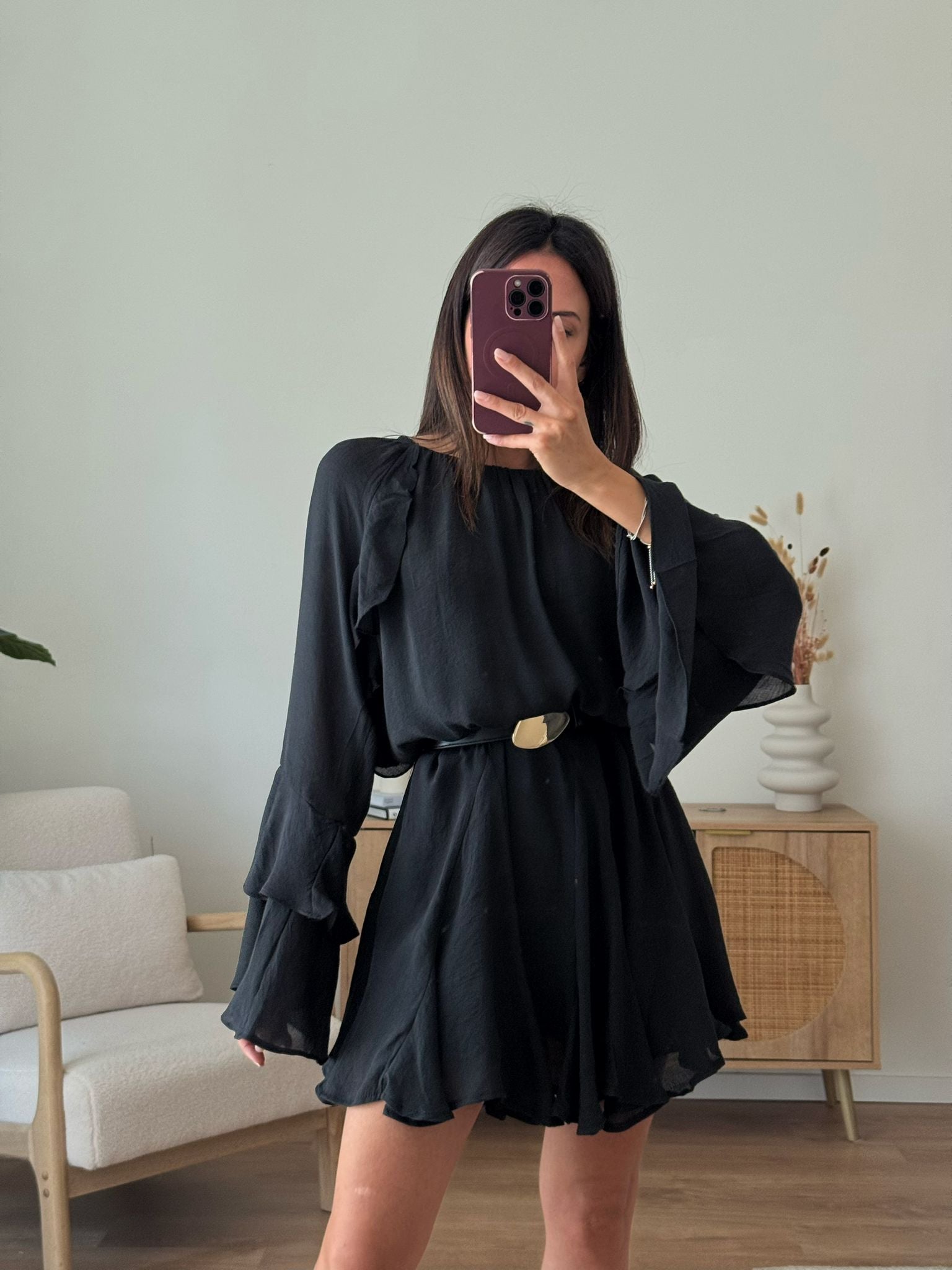 VESTITO ISABELLA NERO