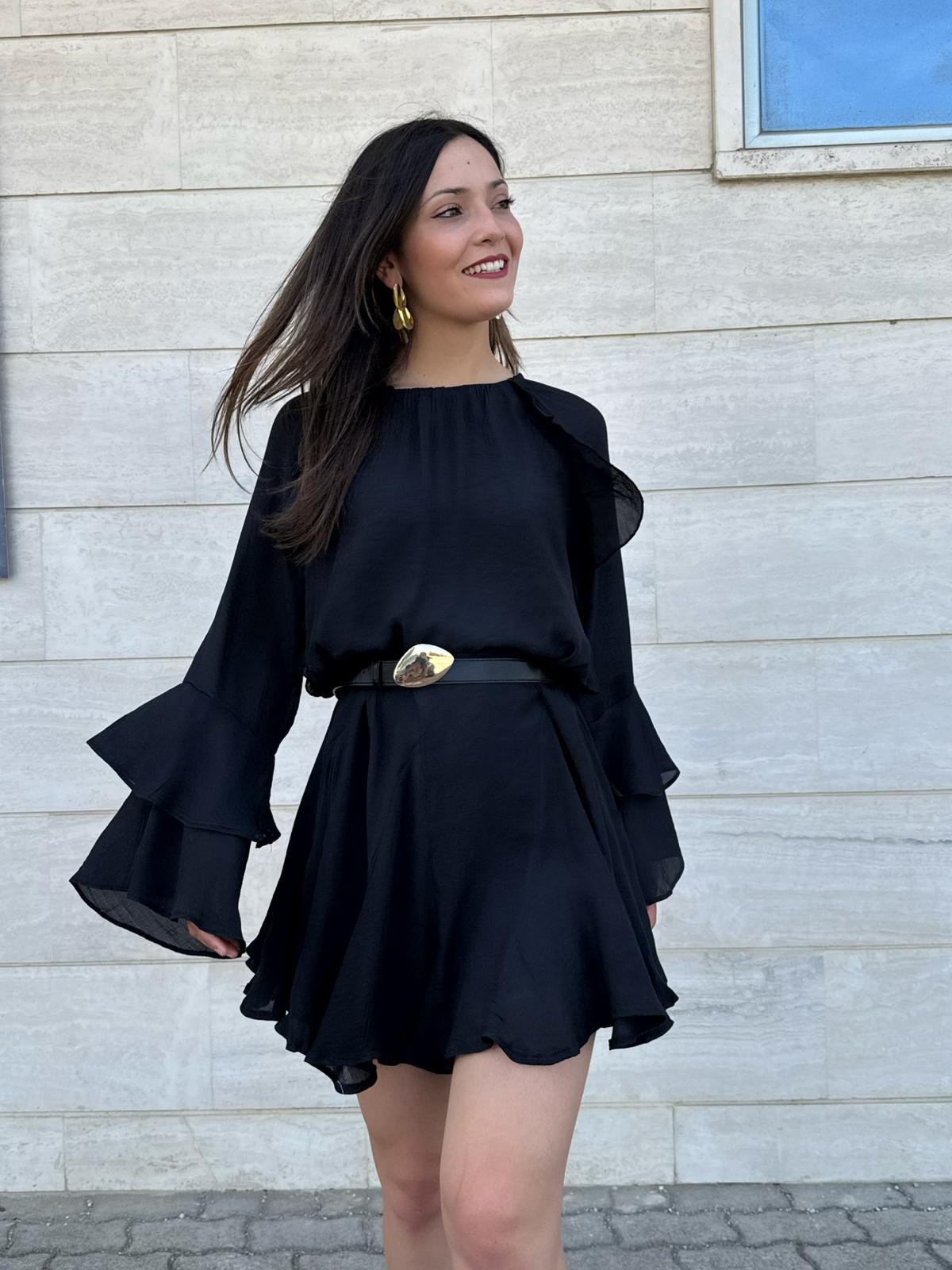 VESTITO ISABELLA NERO