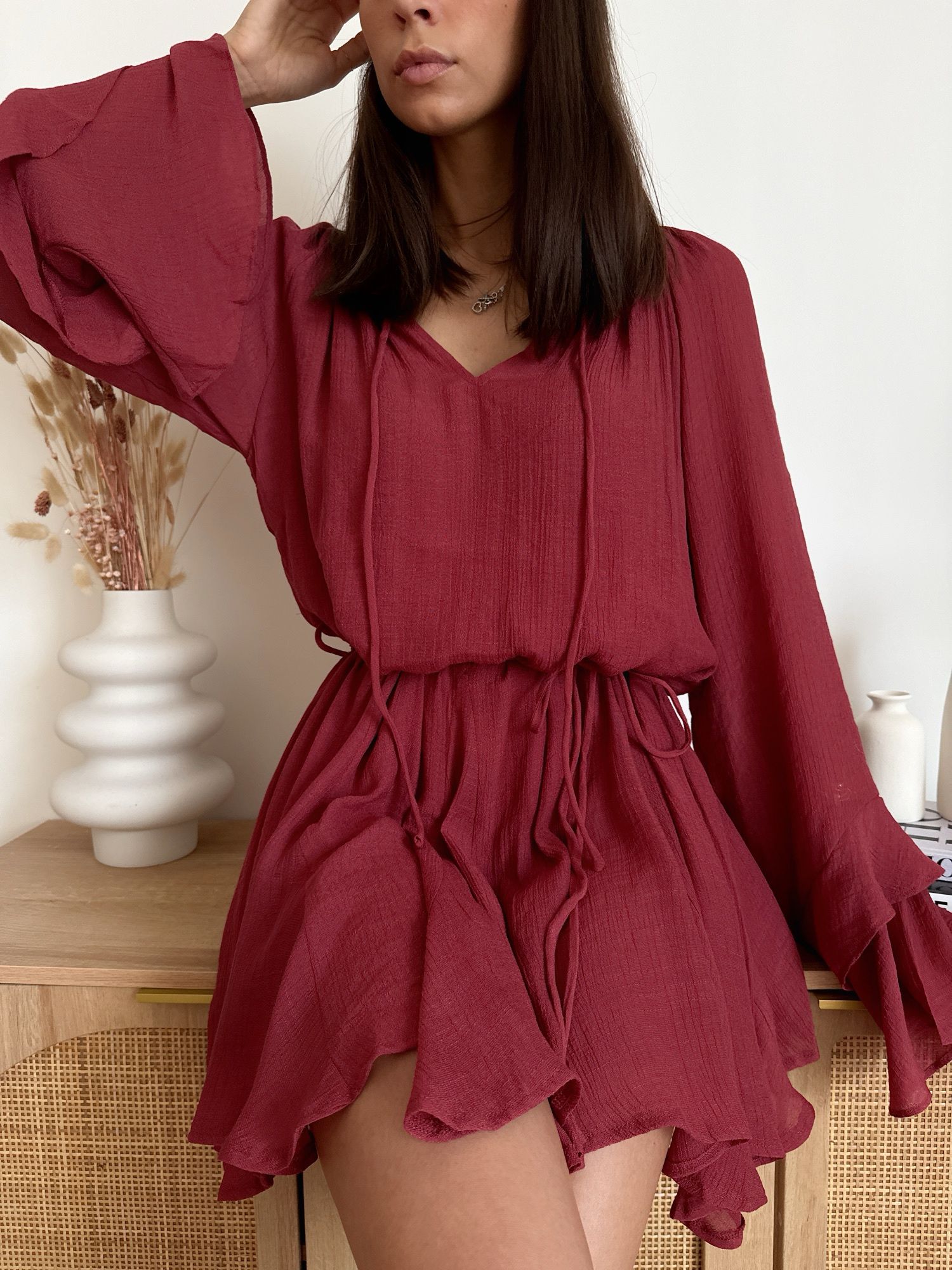 Vestito Isabella Terracotta