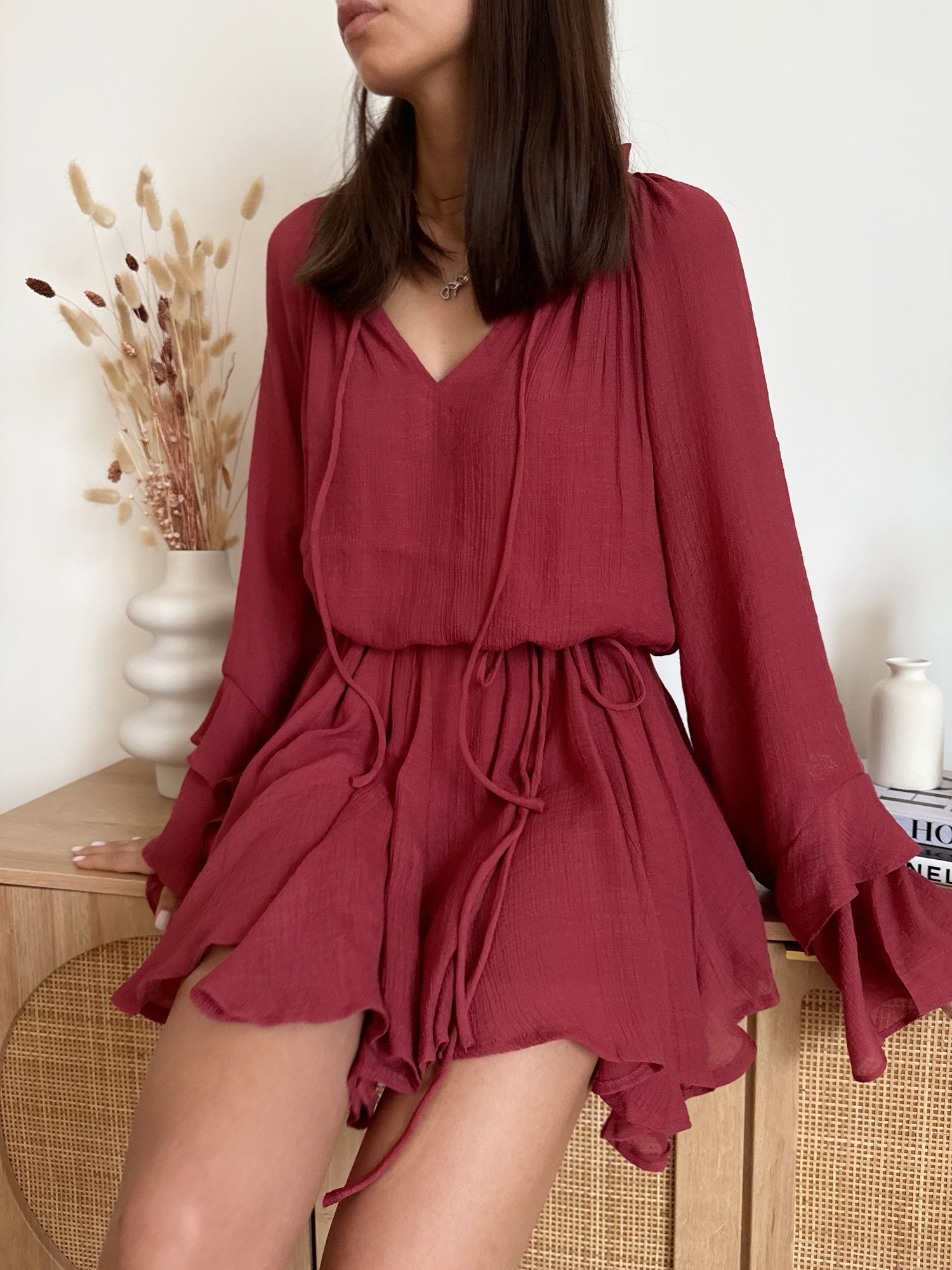 Vestito Isabella Terracotta