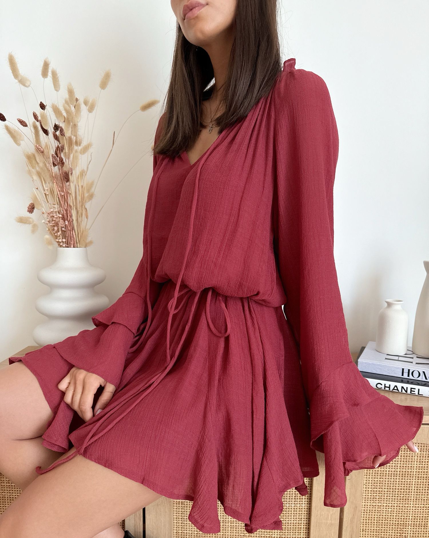 Vestito Isabella Terracotta