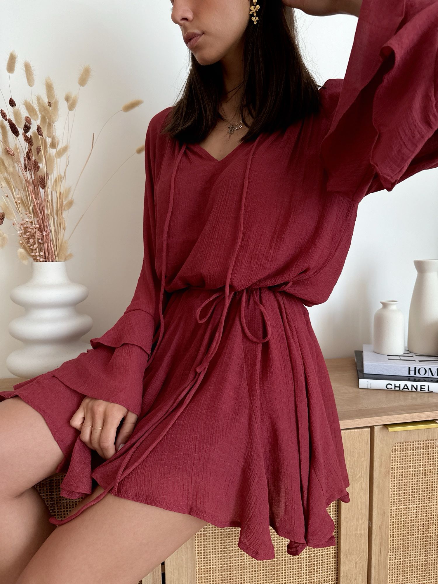 Vestito Isabella Terracotta
