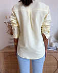 Camicia Karin Giallo Pastello