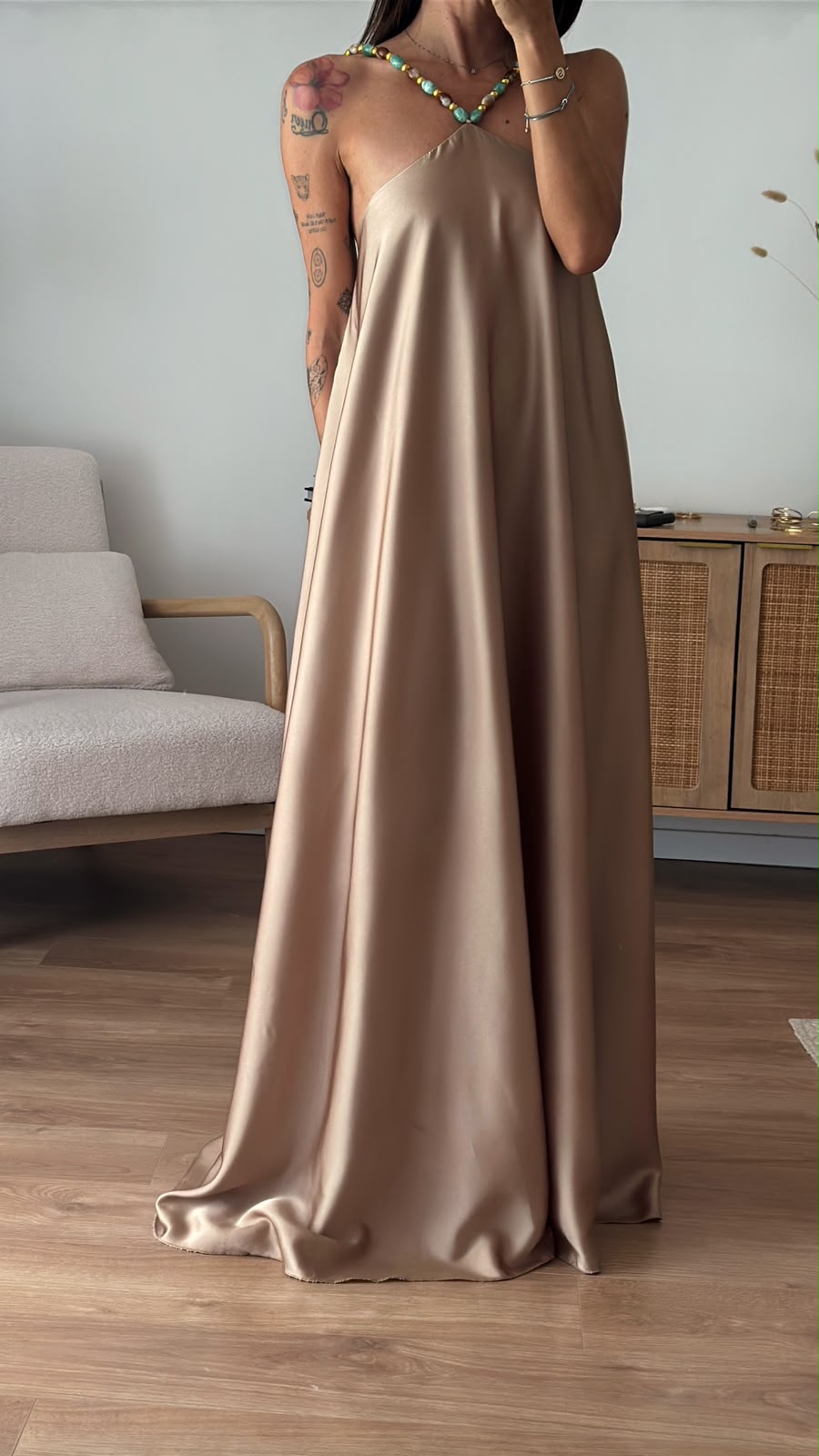 ABITO PERLA CHAMPAGNE