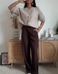Pantalone Solea Brun